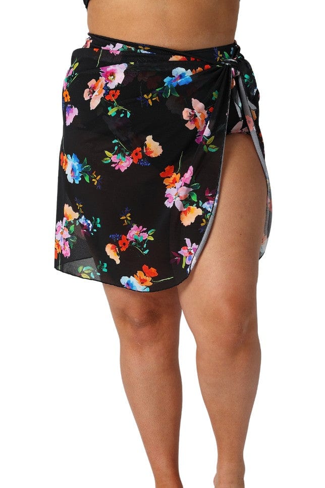 Capriosca - Malibu Long Mesh Wrap Skirt - Image 2