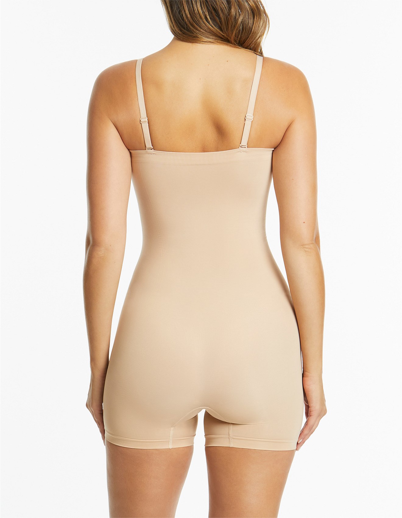 Ambra KF Power Lite Bandeau Body Suit-Rose Beige - Image 2
