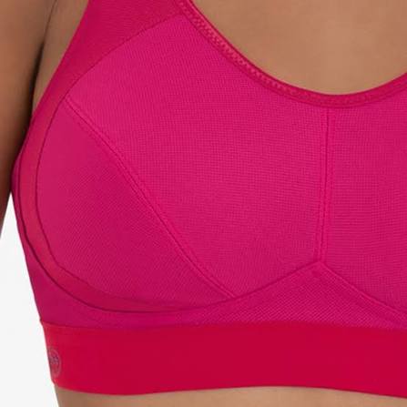 Anita - (Post) Sports Mastectomy Garment - Candy Red - Image 2