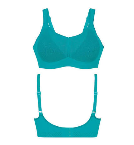 Anita - Active Air Control Sports Bra - Peacock Blue - Image 7